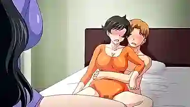 Озабоченные мамки в хентай видео порнушке